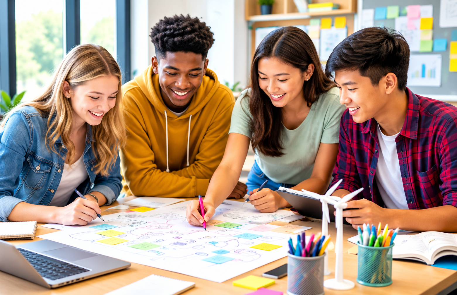 Students learning and preparing for their future